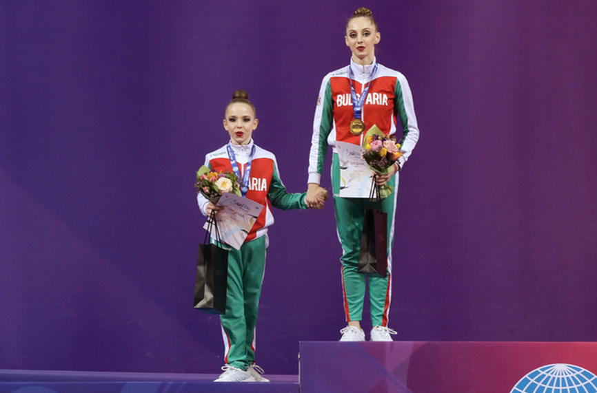 82 медала за България в художествената гимнастика за годината