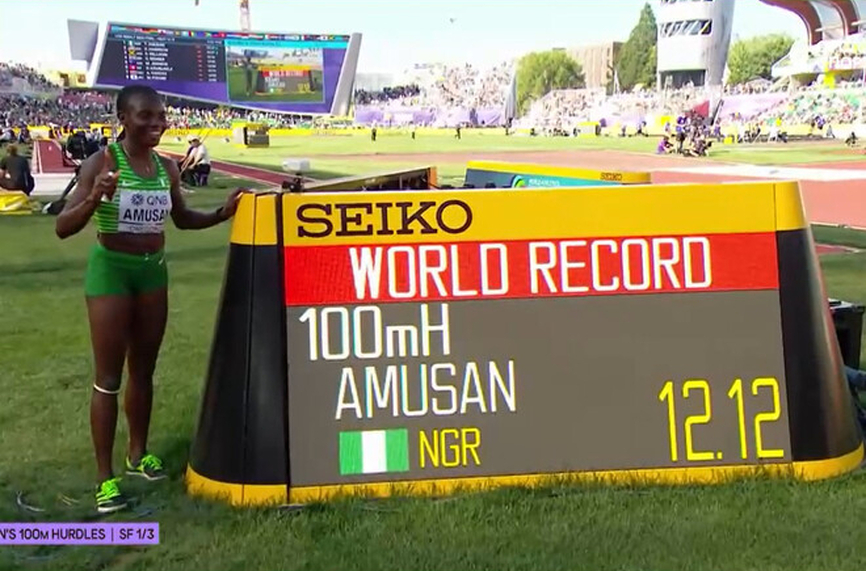 Нигерийка с два световни рекорда, признаха и само единия