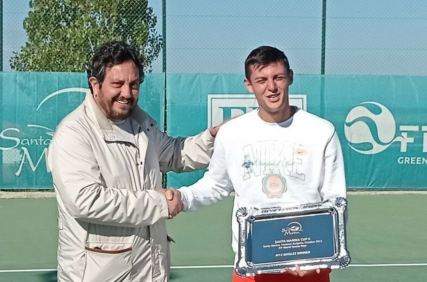 Лазаров спечели международния турнир по тенис в Созопол