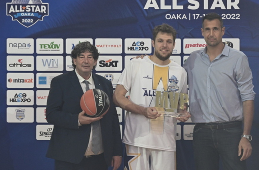 В Гърция: Везенков избран за MVP в мача на звездите