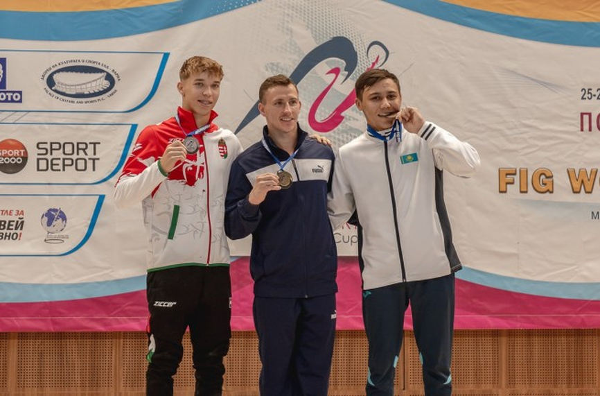 Голям успех! Еди Пенев със злато на земя на СК по спортна гимнастика във Варна