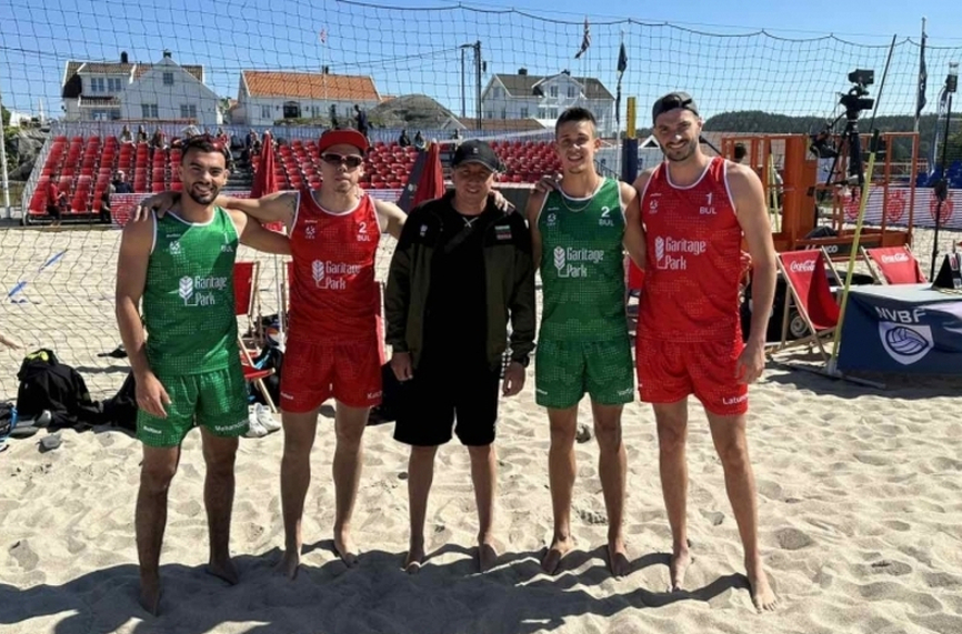 България с победа и загуба за Купата на нациите по плажен волейбол