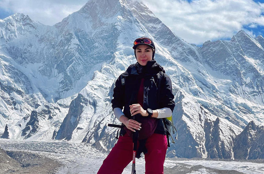 Алпинистката Силвия Аздреева с мотивиращ пост