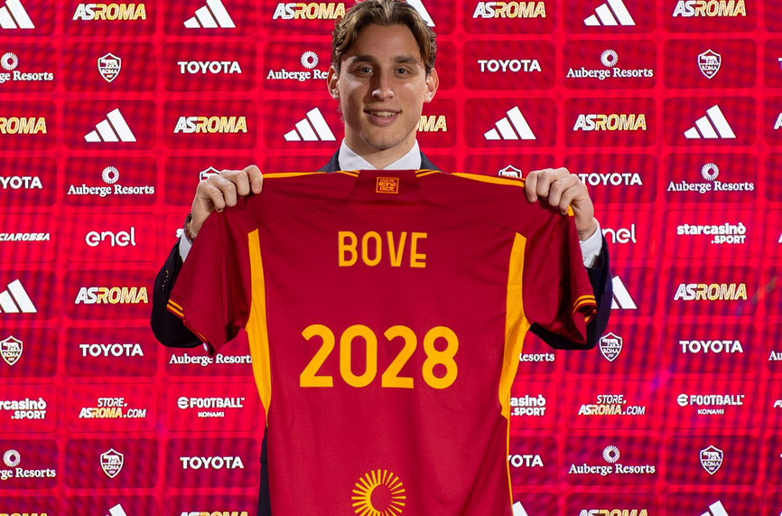 Едоардо Бове има нов договор с Рома, съобщиха от италианския