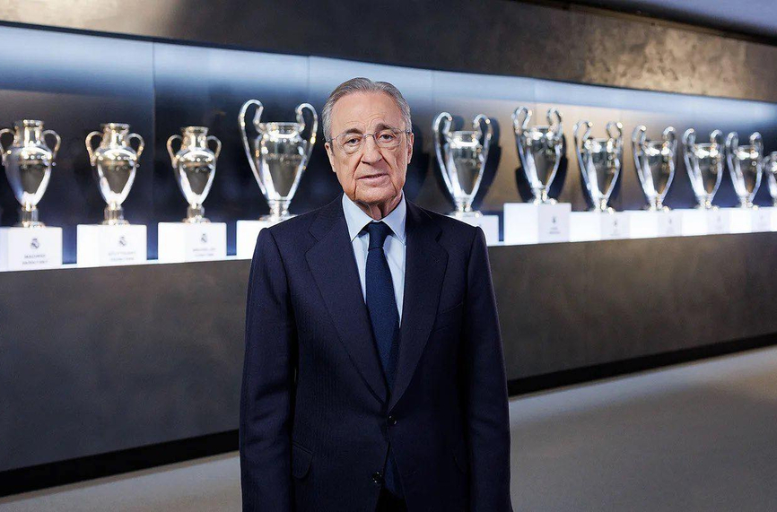 Президентът на Реал Мадрид Флорентино Перес изрази в официална декларация