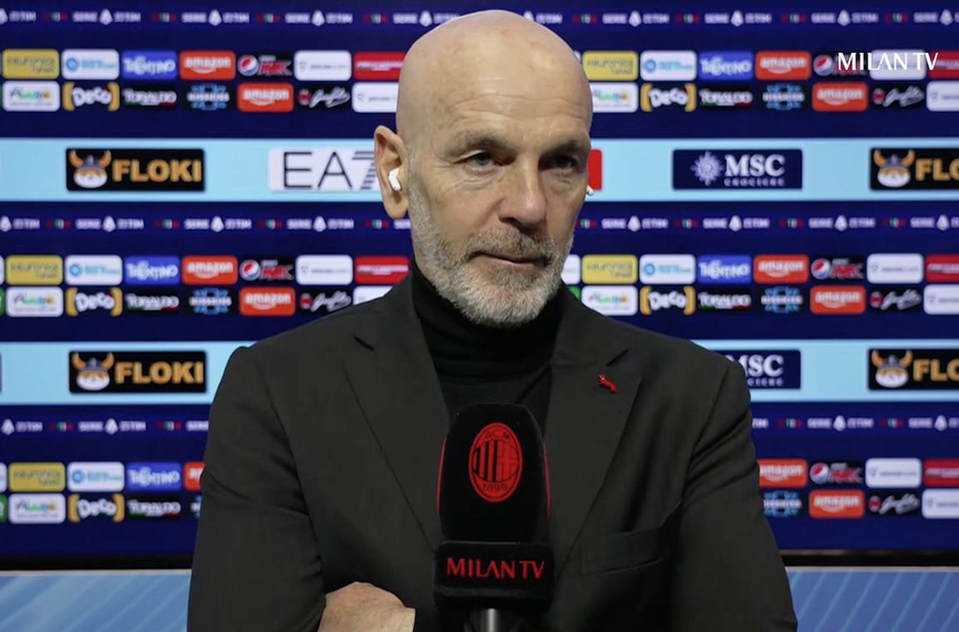 Треньорът на Милан - Стефано Пиоли, не беше особено доволен