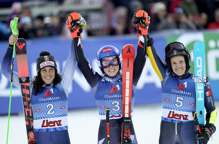 Американката Микаела Шифрин която е абсолютен доминатор в ски състезанията