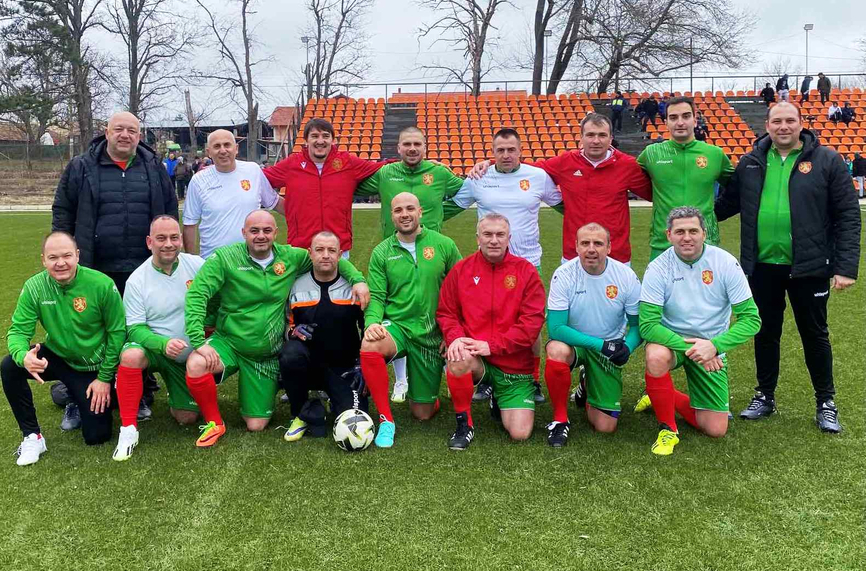 Футболният отбор на Народното събрание с контрола във Варна