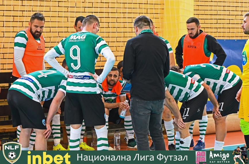 Левски победи Черно море с 2:1 в първия полуфинал във футзала
