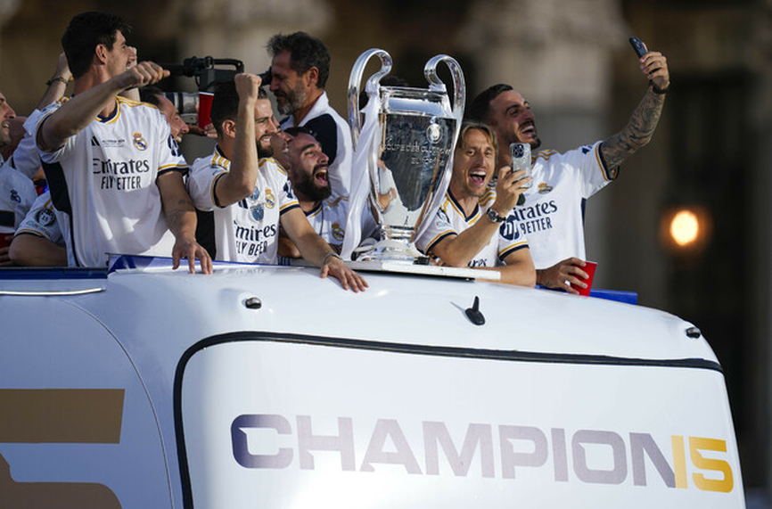 Реал отпразнува Шампионската лига