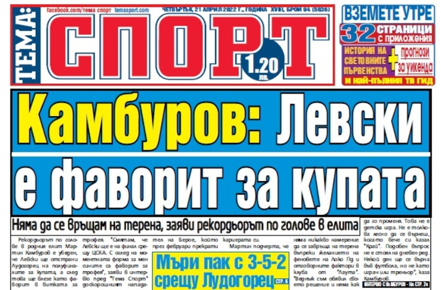 Сензациите в пресата: ЦСКА предлага нови договори на титуляри