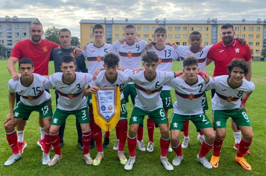 Националите до 15 години с успех над Словакия