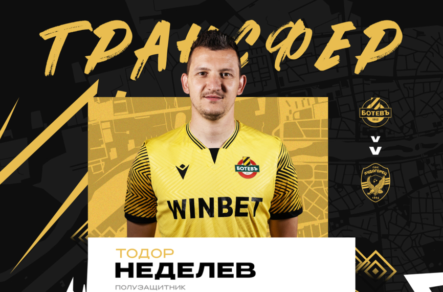 Официално: Неделев е играч на Лудогорец!