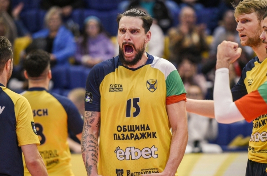 Хебър надделя над Левски и поведе в 1/2-финалната серия в efbet Супер Волей
