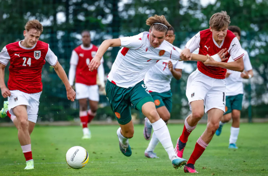 Тежко поражение за юношите ни срещу Австрия (ВИДЕО)