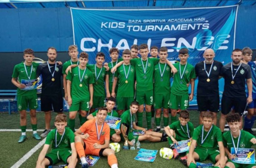 Лудогорец U14 триумфира на турнир в Констанца