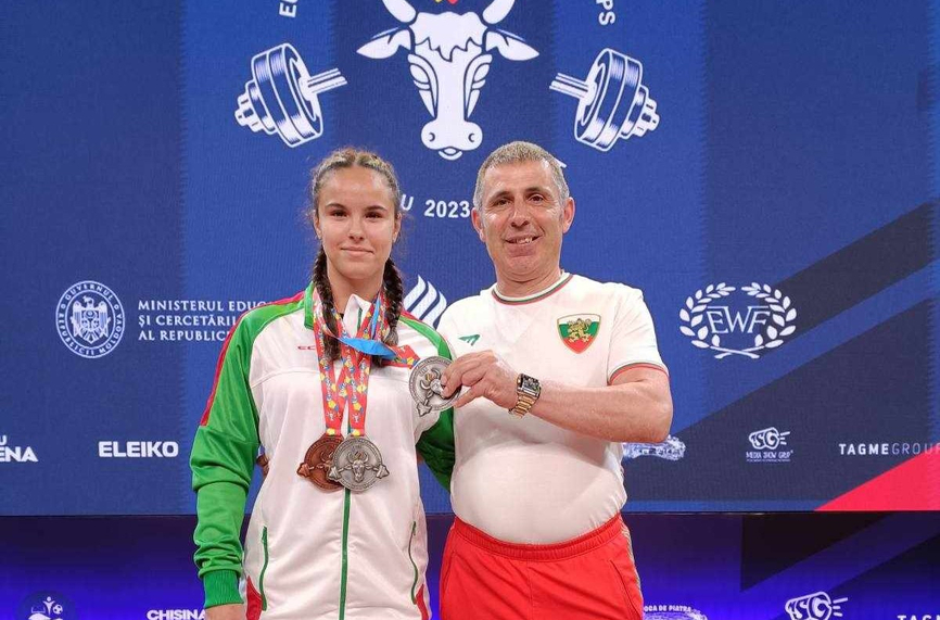 Варненка ни донесе нов медал от Европейското по вдигане на тежести