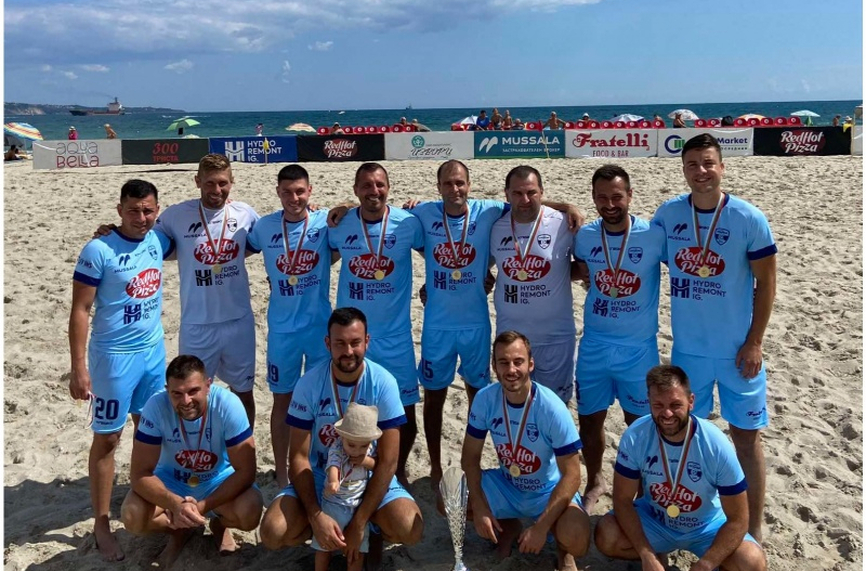 МФК Спартак Варна грабна Купата на БФС по плажен футбол