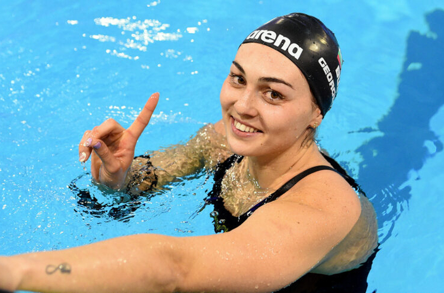 Габриела Георгиева завърши осма на Европейското по плуване