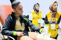 Ужас! Валентина Георгиева с нова контузия в коляното
