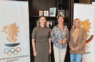 Весела Лечева се срещна с Боряна Калейн и Мария Гроздева, които ще представят БОК в Лондон