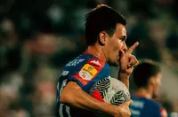 Карабельов игра при победа на Партизан