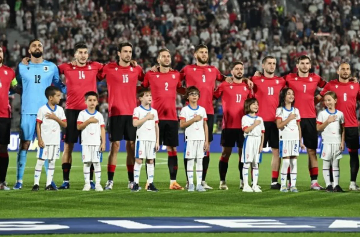 Грузия кацна в София за мача с България