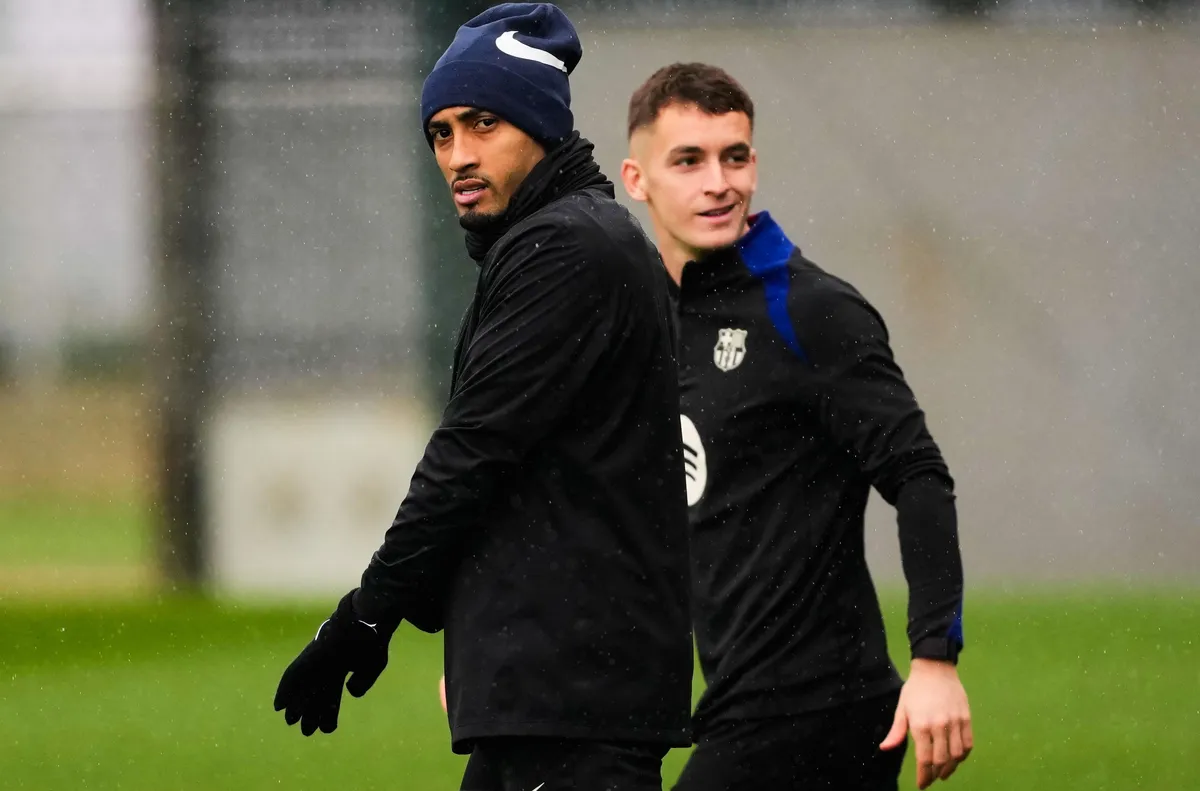 Радост в Барселона: Рафиня отново тренира пълноценно