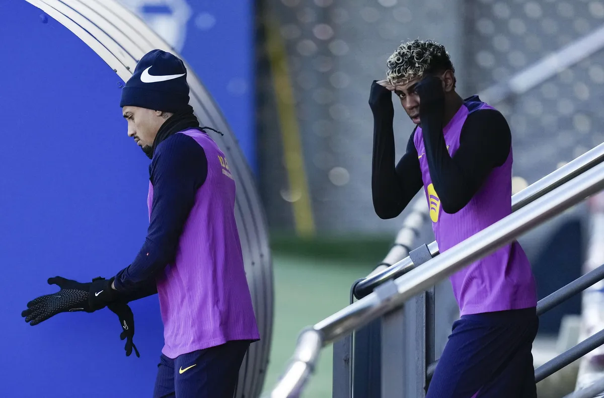 Ямал и Рафиня на линия за завръщането на Барселона на „Камп Ноу“