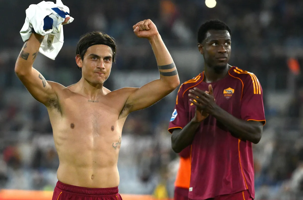 Треньорът на Рома Джан Пиеро Гасперини говори на пресконференция преди