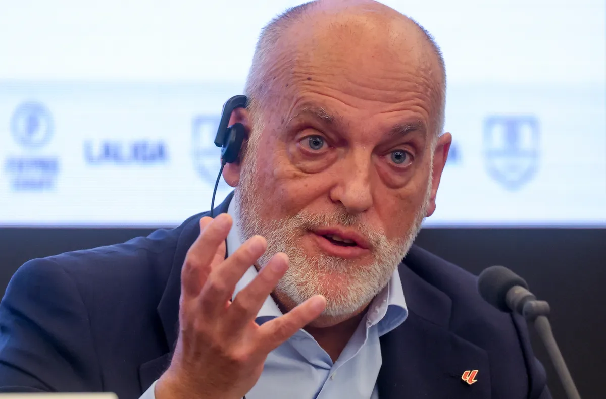 Президентът на Ла Лига  Хавиер Тебас сподели мнението си по