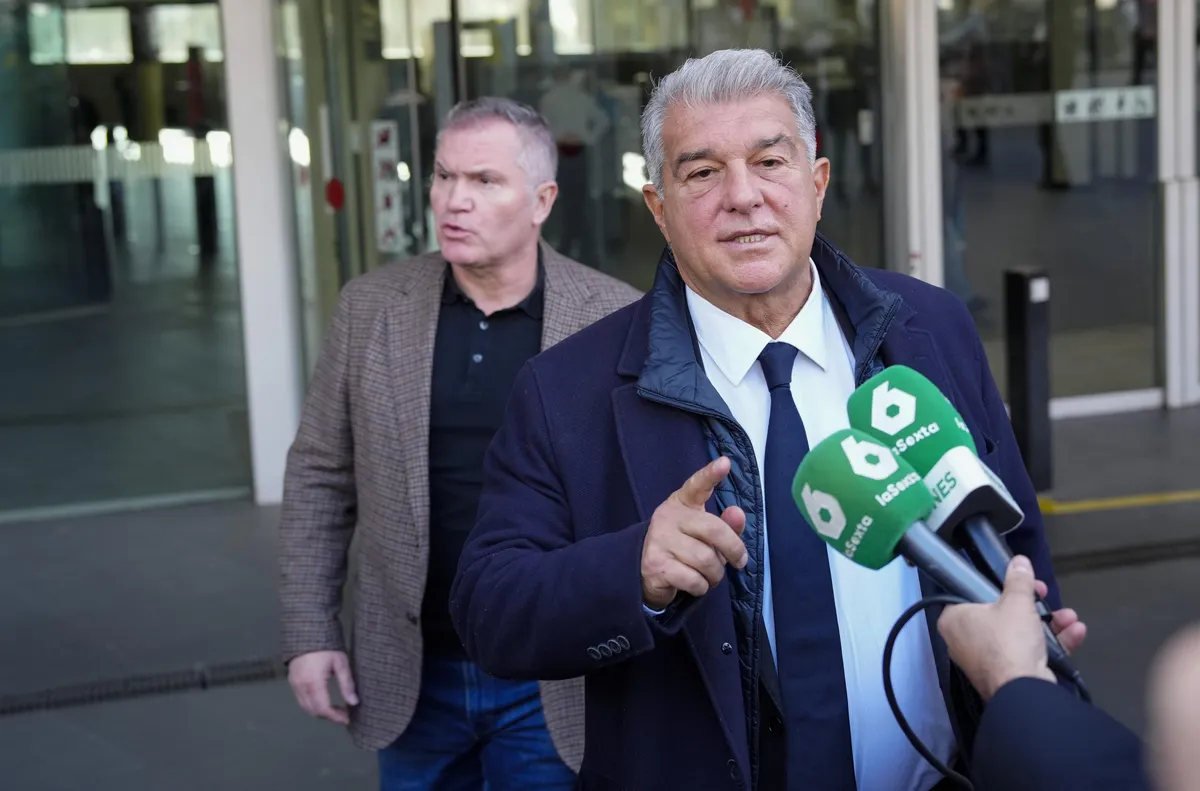 Президентът на Барселона Жоан Лапорта е заявил в съда че