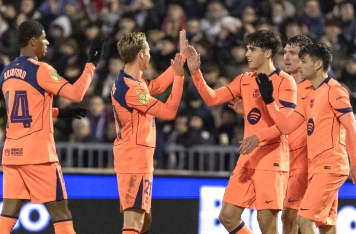 Головете паднаха през второто полувреме Барселона контролираше мача но срещна