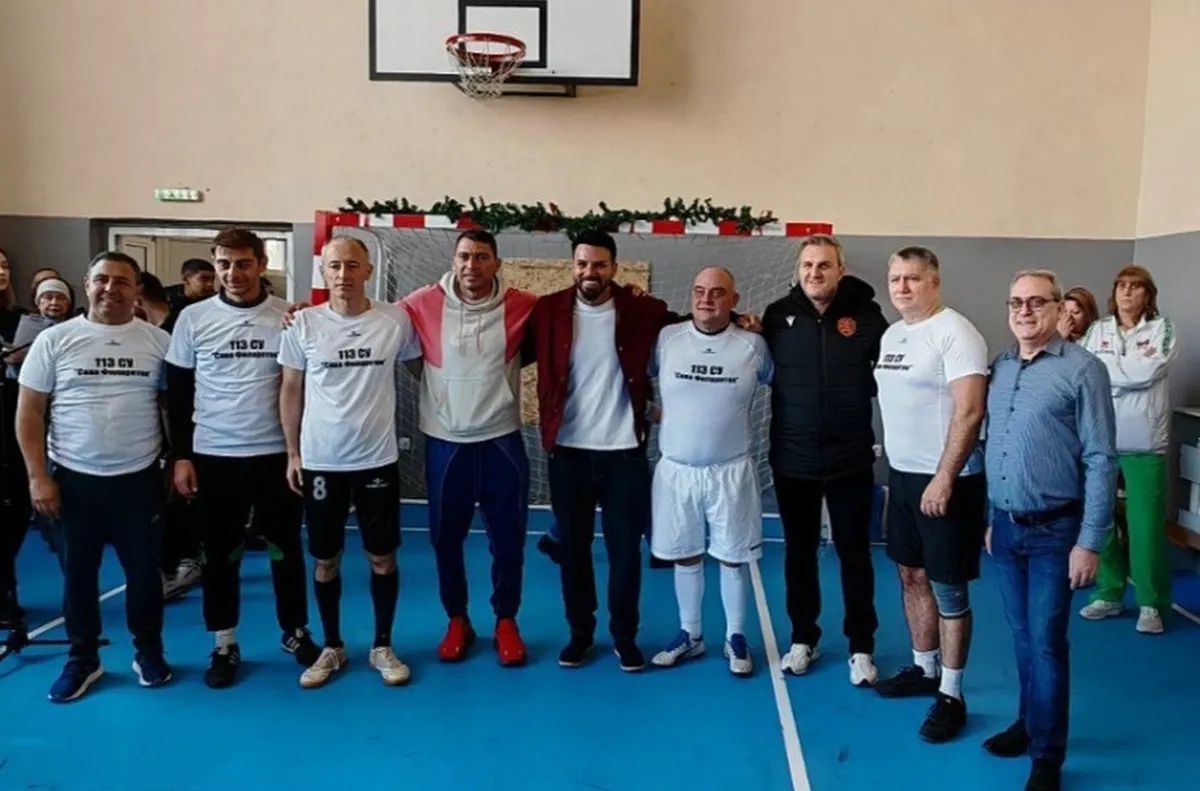 Българският футболен съюз взе участие в Коледен благотворителен мач в