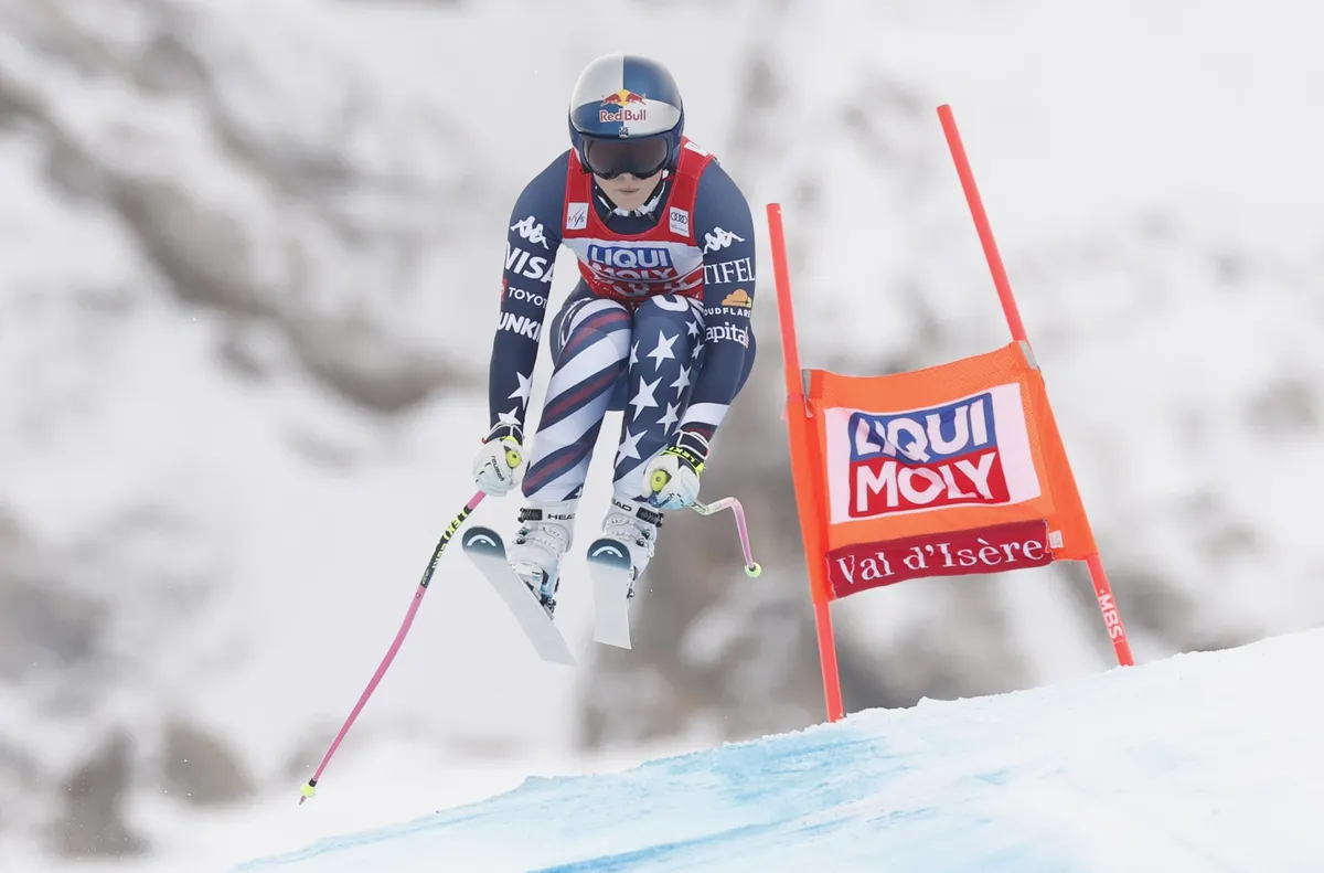 Американката Линдзи Вон продължава силния си старт на сезона трето