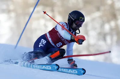 Алберт Попов даде 18-о време в първия манш на слалома в Алта Бадия