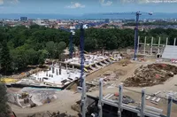 Нови кадри от сттроежа на "Българска армия" (ВИДЕО)