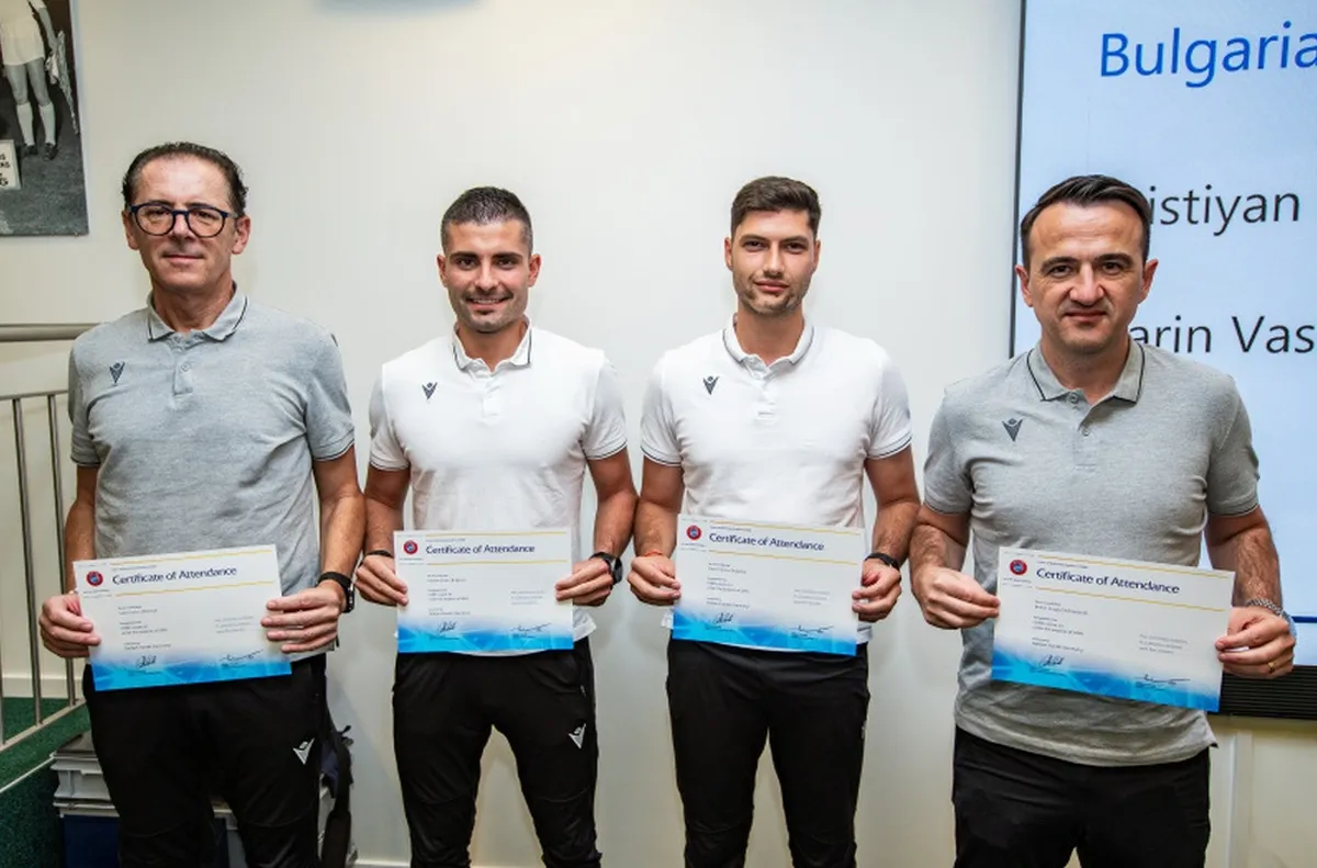 Наши съдии представиха успешно страната и БФС пред УЕФА по Програмата CORE