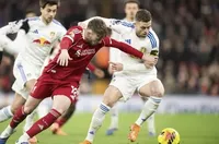 Силен мач на Груев и Лийдс измъкна точка срещу Ливърпул