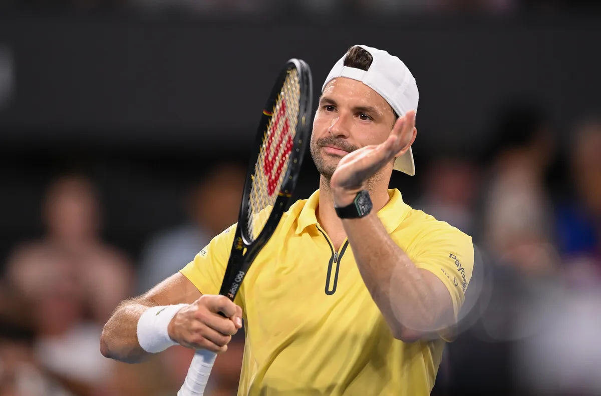 Най добрият български тенисист Григор Димитров се изкачи с две