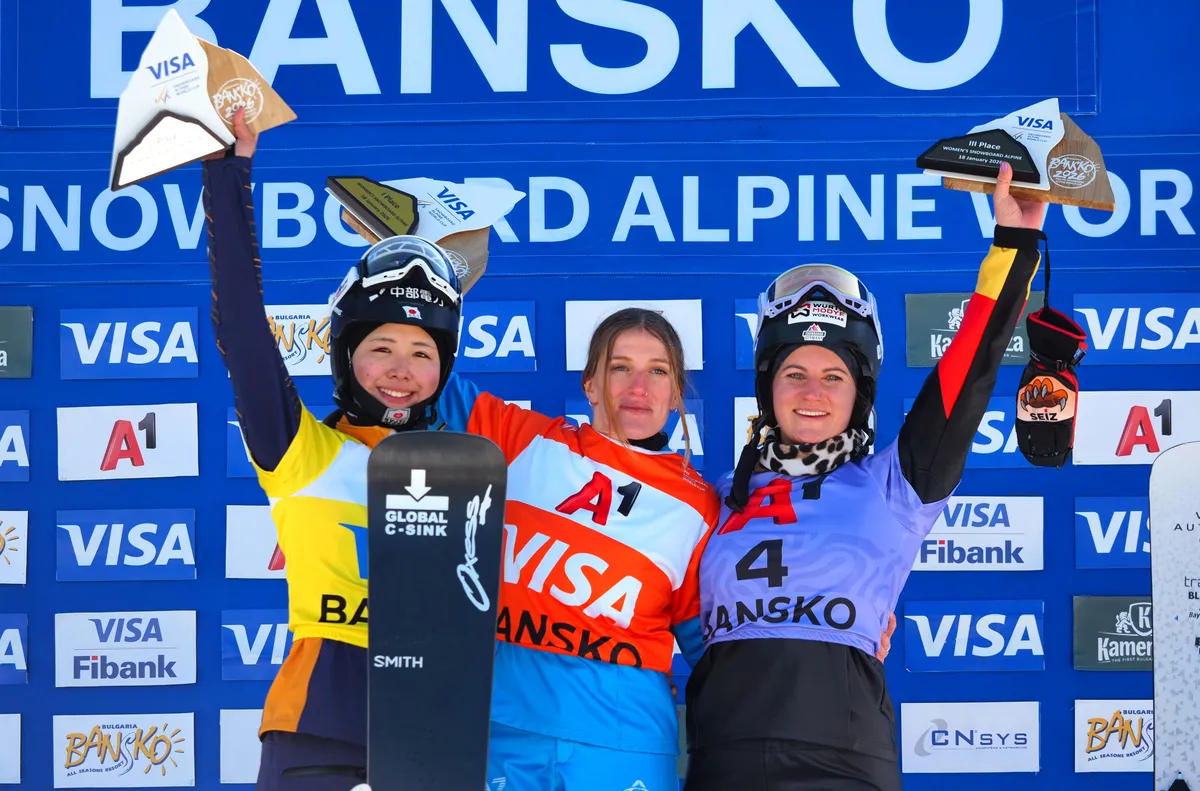 Италианката Елиза Кафонт която триумфира в паралелния гигантски слалом при