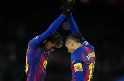 Барселона вкара 4 гола за едно полувреме и е на 1/8-финал