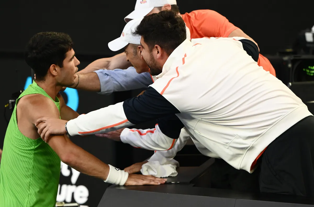 Карлос Алкарас който достигна за първи път до финала на