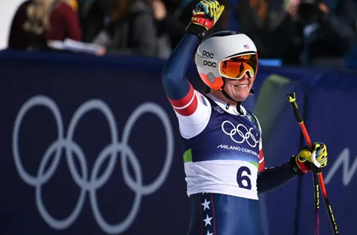 Линдзи Вон падна тежко в хода на състезанието Световната шампионка