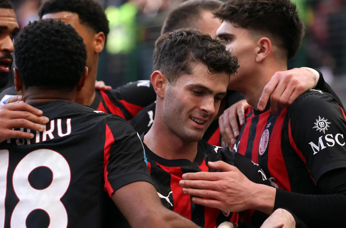 За мача с Пиза Звездата на Милан Кристиан Пулишич поднови