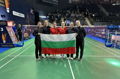 България е европейски шампион по бадминтон