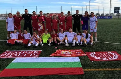 Момичетата на ЦСКА №1 в Испания