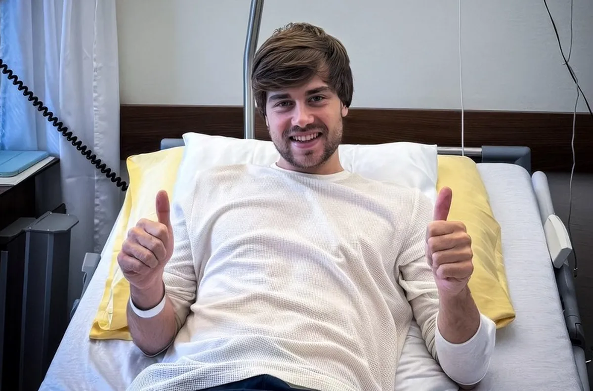 Новото попълнение на ЦСКА 1948 с медицинска интервенция на коляното