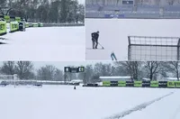 Мач от Втора лига под сериозна въпросителна заради снега