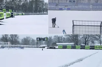 Мач от Втора лига под сериозна въпросителна заради снега